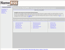 Tablet Screenshot of namerss.com